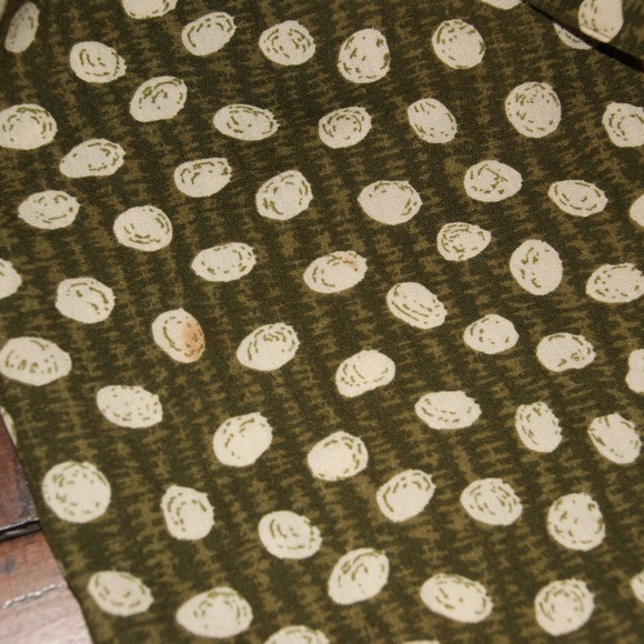 VINTAGE 90's Olive Dots Bermuda Short Suit sz M - Picture 6 of 8